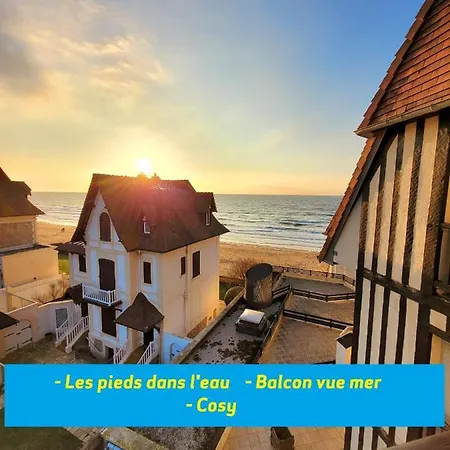 M2m Magnifique Vue - Avec Balcon - Les Pieds Dans L Eau! アパート ブロンヴィル・シュル・メール