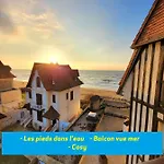 M2m Magnifique Vue - Avec Balcon - Les Pieds Dans L Eau! Apartman Blonville-sur-Mer